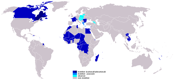Map-Francophonie organisation 2005.png